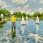 Model yachts Setley Pond