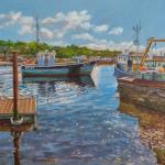 Fishing boats Lymington quay